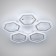 LED LED LED RIVOLI NANCY 6111-101 100W, LED, 2800K-6200K