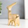 Souvenir ceramics "deer" gold 8x2.8x10.5 cm