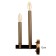 Bra "Barry" 2x40W E14 brass 19.5x12x31 cm