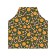 Apron kitchen with a photo print "Orange and caramel canes", adjustable, size OS