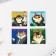 Magnetic bookmarks in a postcard, 4 pcs "Scientists' cats"
