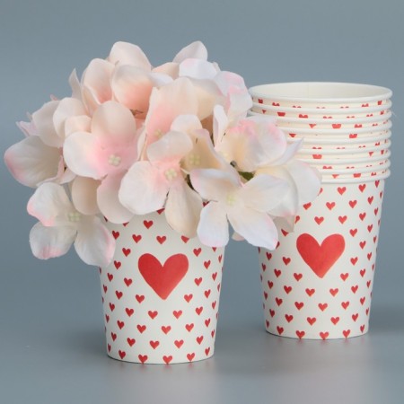 A glass for flowers "Heart", 250 ml-3