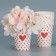 A glass for flowers "Heart", 250 ml