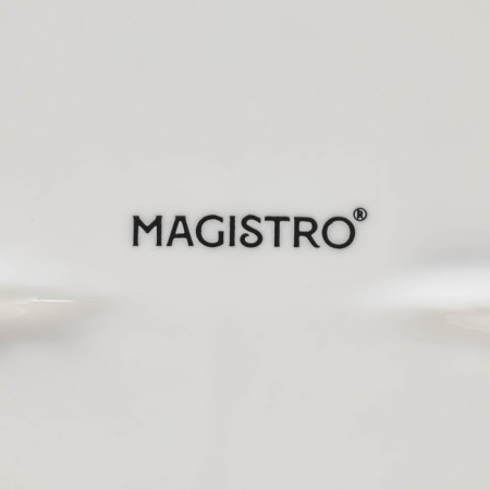 Porcelain dish Magistro "Blanche", 40 × 13 × 4 cm, white color-4