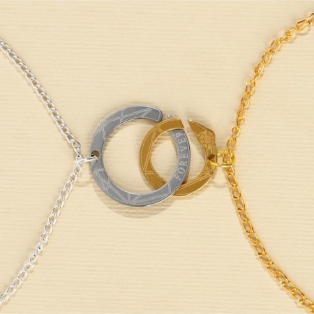 Love non -membranous pendants, 2 pcs, length 40 cm-3