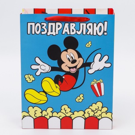Gift package "Gift!" 31x40x11.5 cm, packaging, Mickey Mouse-1