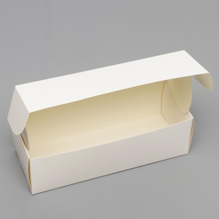 Folding box with a window for roll, white, 26 x 10 x 8 cm-2