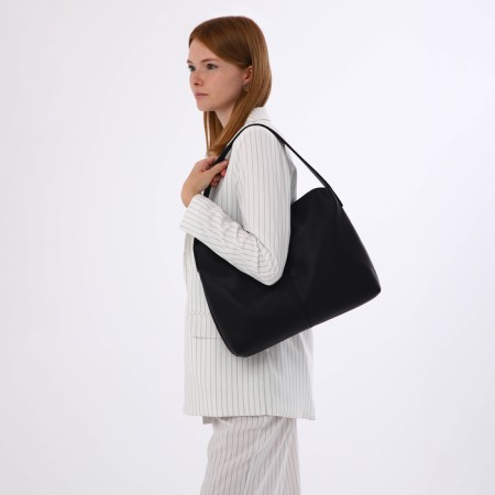 Women's bag with lightning, black color-6