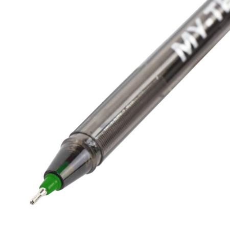 Handle Ball oil Pensan My-Tech, Knot-ILE 0.7 mm, green ink green-2