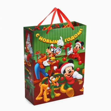 New Year. Gift package, 31x40x11.5 cm, packaging, Mickey Mouse-1