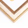 Photo frame Plastic "Muse" 21x30 cm, beige craquelure
