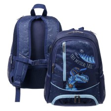 School backpack 42 x 29 x 12 cm, ergonomic back, laptop department, Hatber Sreet 