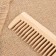 Comb - crest, 19.5 × 4.5 cm, combined, color "Light wood"