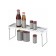 Veneta-Organizer shelf for kitchen, white