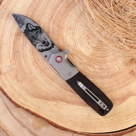 Folding “Wolf” knife 21cm, 87mm blade/3.5mm-2