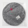 Serving napkin on the table “DI”, d = 38 cm, dark gray color