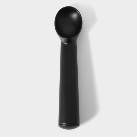 Spoon for ice cream Magistro Alum Black, black color-2