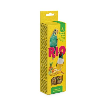 RIO sticks for wavy parrots and exotes with tropical fruits, 2 x 40 g