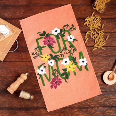 Towel kitchen shade for MOM, 35x60 cm, 100% cotton, 160g/m2