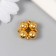 Floor with Magnetic Metal "Ball" gold 0.8x0.8x0.8 cm