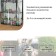 Greenhouse-string 3 shelves (mesh) 46*24*80 cm, PVC film, met. Pipe D-12 mm