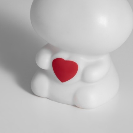 Spinker "Bunny with Heart" 2W Led LR44 white 4x4x8.5cm-3