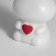 Spinker "Bunny with Heart" 2W Led LR44 white 4x4x8.5cm