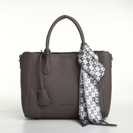 Bag Textura, 25*7*21, OD with zipper, REAL BEAL, Gray-8