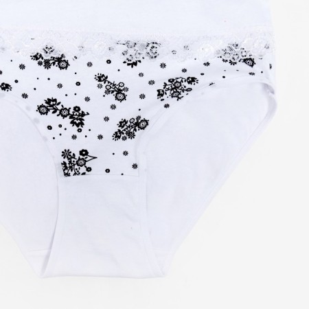 Credes of slips female collorista, white color, size 50-52-1
