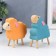 Souvenir ceramics "lamb" set 2 pcs 10.8x3.6x11.3 cm 11.5x3.7x10.2 cm