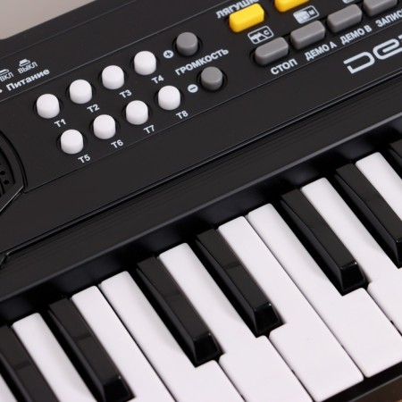 DENN DEK605 mini synthesizer, 8 timbres, polyphony 4 notes, 37 keys-2