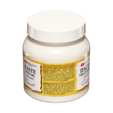 Texture paste with sand SHK "Sonnet", 220 ml, acrylic, white-5