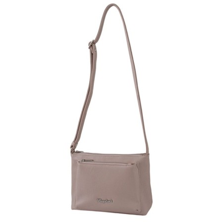 B2747 Bag Cross-Bodi, lightning department, dark beige color 19x24x6cm