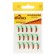 Mormyshka Wolfram Marlin’s Curs, 2 mm, 0.95 g, copper + cube green UV, 15 pcs.