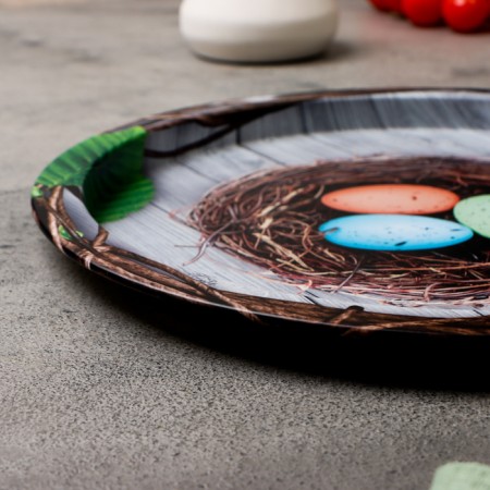 Easter mood tray, 28 x 1.6 x 0.32 cm, metal-2