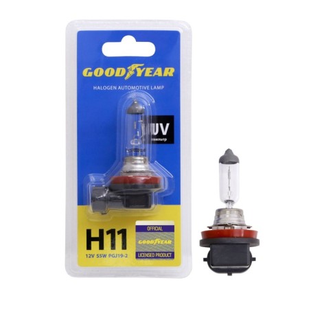 Automobile halogen lamp Goodyear H11, 12V 55W PGJ19-2