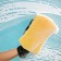 Car sponge Torso foam with porous layer 195x120x70 mm