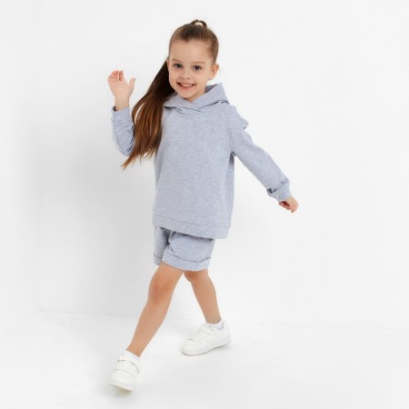 Kid for children (sweatshirt, shorts) KAFTAN "BASIC Line", height 110-116, color gray color-4