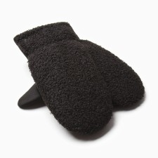 Women's mittens for claim Minaku 25 cm black