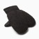 Women's mittens for claim Minaku 25 cm black