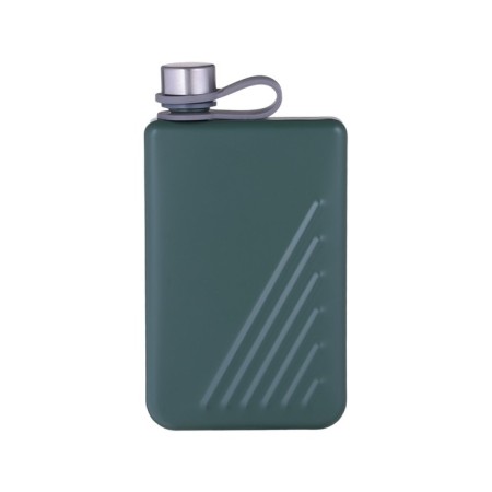 Alcohol flask, stainless steel, gift, army, 270 ml, 9 oz-1
