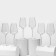 A set of glasses for Symétrie, 450 ml, crystal glass, 6 pcs