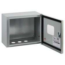 Corps Metal era Simple SMPG-02 with a window (250x300x175) IP54 U2, gray