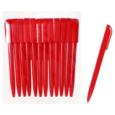Switch rotor handle Calligrata, 1.0mm, clip 1 x 3.5cm, under the logo, red body, blue rod