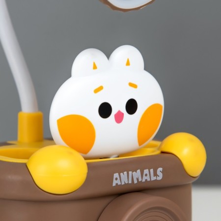Highlight lamp with a "kitten" LED 3W USB chocolate 9.1x8.1x20 cm Risalux-7
