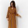 Dress (maxi, smell) female minku: enjoy yellow color, rr 42-44