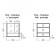 Santa Wardrobe mirror "Mira 60" Bright color
