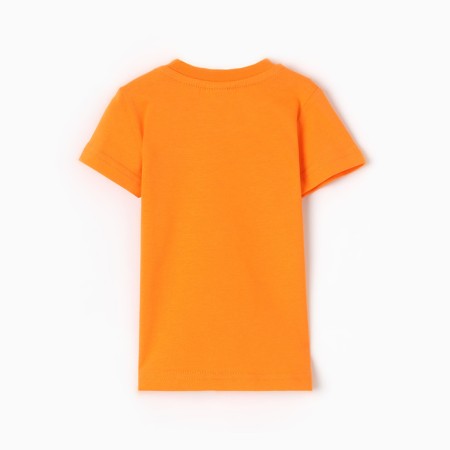 T -shirt for a boy, orange color, height 92 cm-3