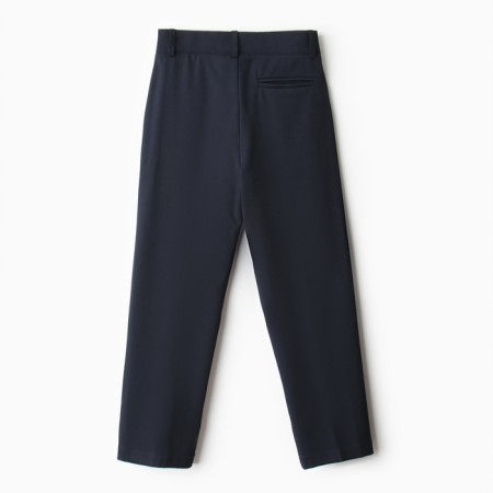 Pants for the boy Minaku: School Collection, dark blue color, height 134 cm-11