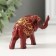 Souvenir Polystone "Elephant in the Golden Popone" 5x6.5x2.5 cm